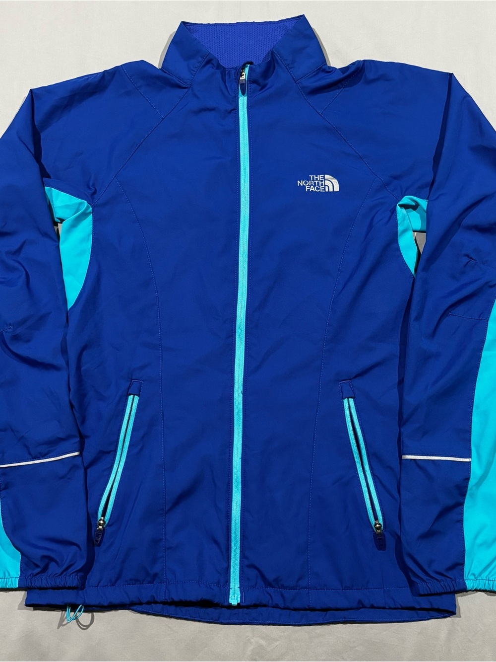 The North Face Flight Series Royal Blue Jacket with Aqua Trim